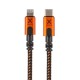 Xtorm Xtreme USB-C to Lightning cable 1.5m with braided reinforced construction, durable connectors and lifetime warranty for fast charging, Power Delivery support and reliable data transfer with Apple devices