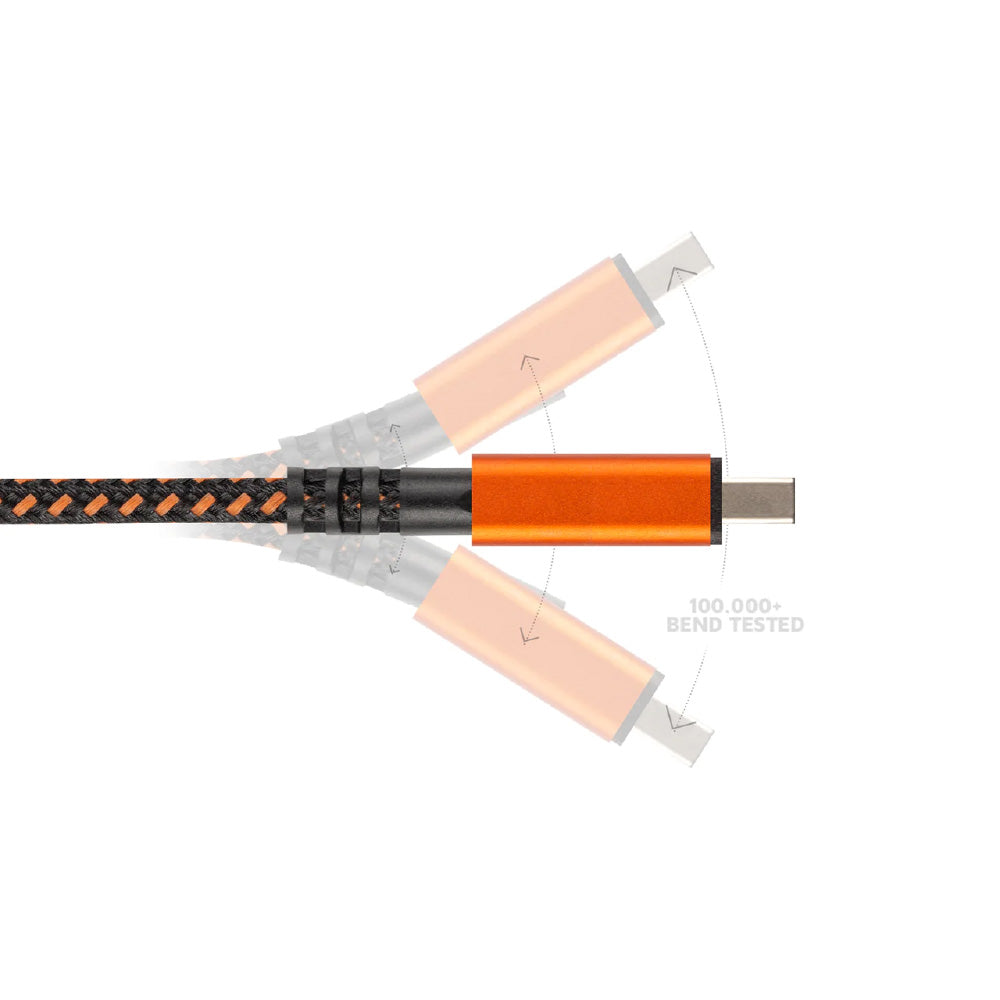 Xtorm Xtreme USB-C to Lightning cable 1.5m with braided reinforced construction, durable connectors and lifetime warranty for fast charging, Power Delivery support and reliable data transfer with Apple devices