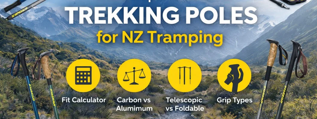 The Complete Guide to Trekking Poles for NZ Tramping