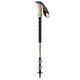 Full-length Vipole Creek Cork trekking pole with cork grip, extended foam handle, adjustable height, and durable locking system for outdoor trekking