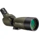 Waterproof 20-60x60 angled spotting scope with green armored body and zoom eyepiece, ideal for birdwatching, target shooting, wildlife observation, and long-range outdoor viewing.