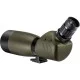 Waterproof 20-60x60 angled spotting scope with green armored body and zoom eyepiece, ideal for birdwatching, target shooting, wildlife observation, and long-range outdoor viewing.