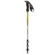 Full-length Vipole Trekker green aluminium trekking pole with adjustable height, ergonomic handle, and durable locking system for outdoor use