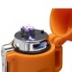 Detailed view of the SOL Fire Lite Fuel-Free Lighter's dual arc plasma flame for easy fire starting