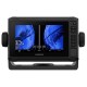 ClearVu Dual-Panel on Garmin ECHOMAP UHD2 Garmin UHD2 65sv display with ClearVu underwater imaging