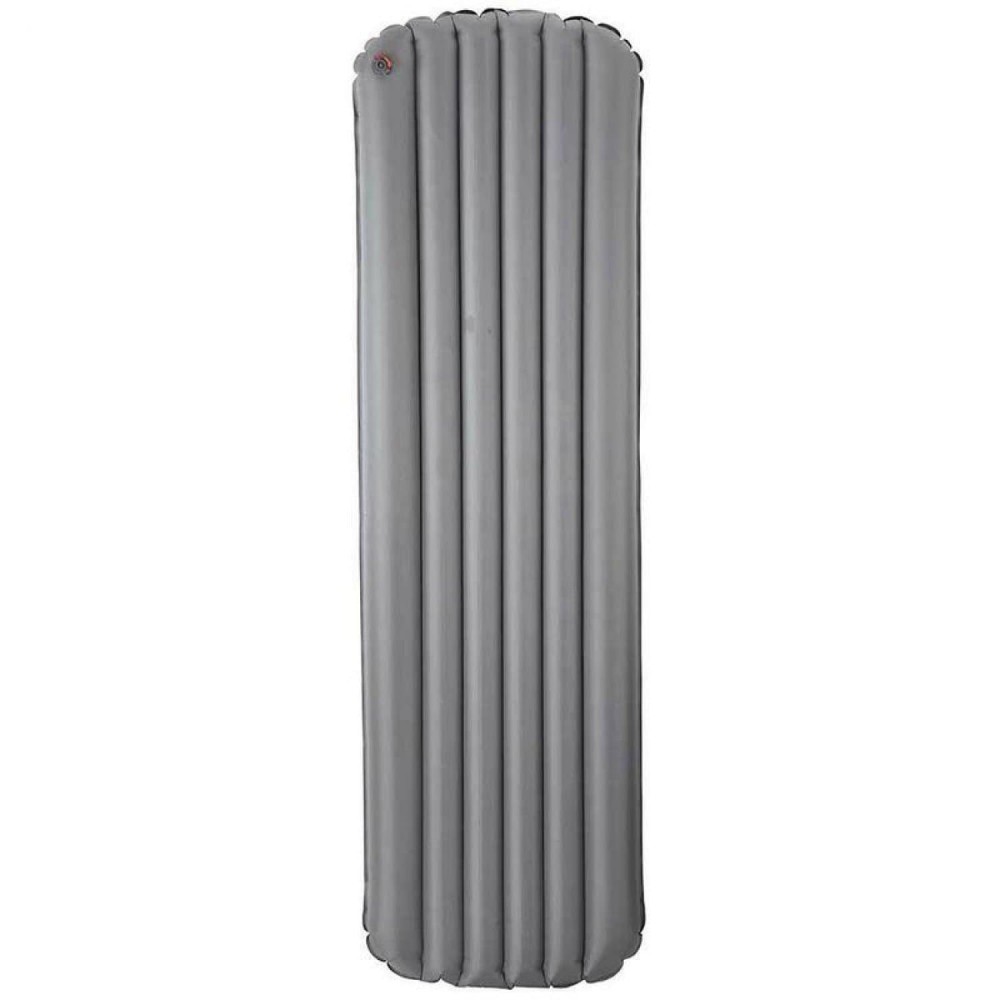 Rab Stratosphere 4 Inflatable Mat – Underside View Underside view showing back panel and valve placement of sleeping pad