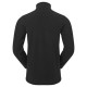 Back view of Sprayway Calver men’s fleece jacket in black, showing clean, minimal design and regular fit on white background.
