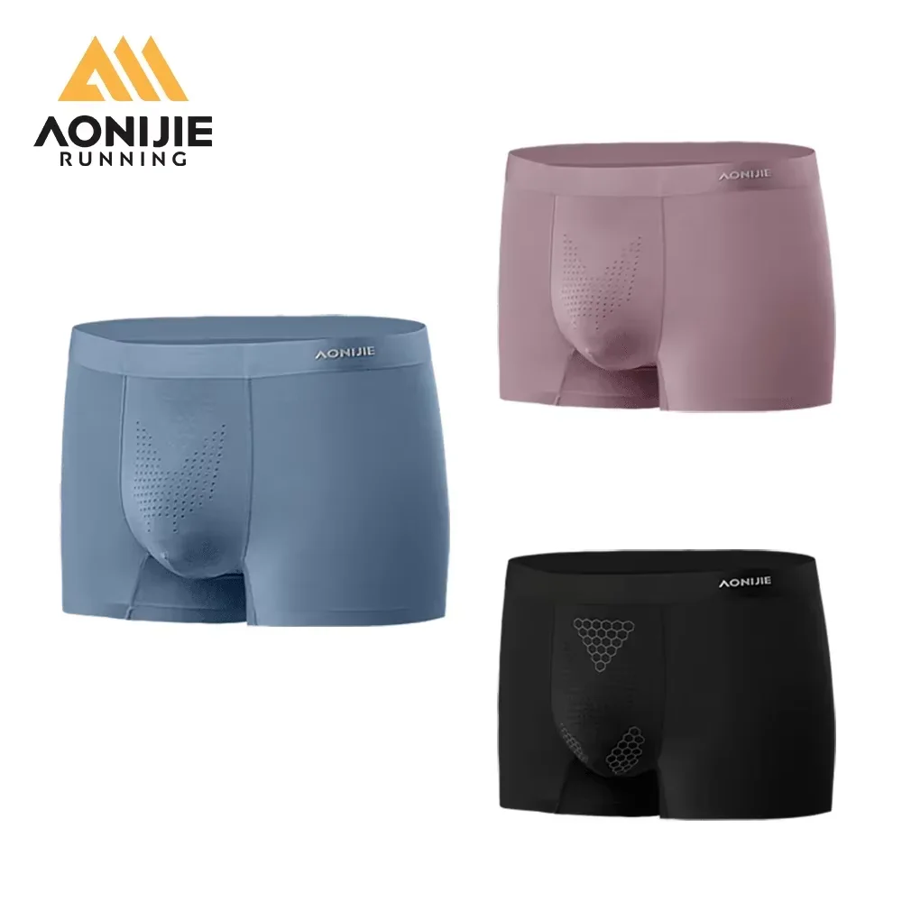 AONIJIE Men’s Sports Boxer Briefs | Anti-Chafe Running Underwear ...