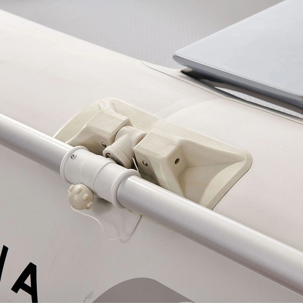 Aqua Marina Aircat 9ft 4in Inflatable Catamaran Boat 4 Person Kit Aqua Marina Aircat 9ft 4in inflatable catamaran with pump carry bag and paddles included for 4 person capacity