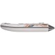 Aqua Marina Deluxe 298 Inflatable Boat Side Profile Lightweight Design Side view of Aqua Marina Deluxe 298 inflatable speed boat showing streamlined shape and compact lightweight construction