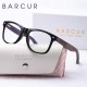 BARCUR Natural Wood Polarized Oval Sunglasses for Women-BlackAntiBlue BARCUR natural wood polarized oval sunglasses for women with frame UV protection lenses and wooden arms includes protective case and gift box