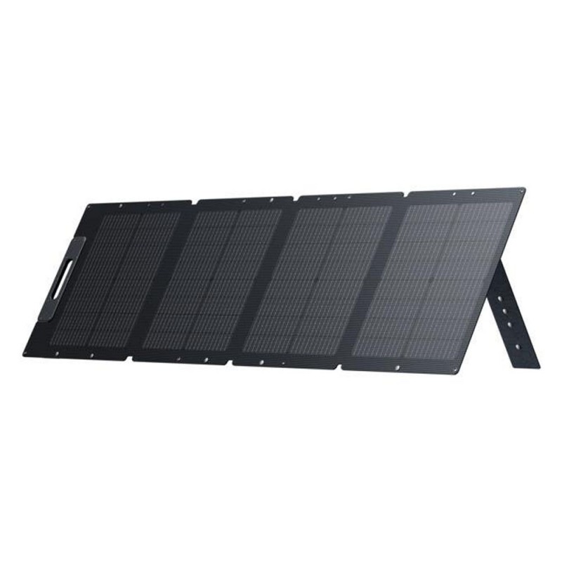 Bluetti 120W portable solar panel fully unfolded with high-efficiency cells for camping and off-grid power use