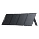 Bluetti 120W Portable Solar Panel Foldable High Efficiency Outdoor Charging Bluetti 120W portable solar panel fully unfolded with high-efficiency cells for camping and off-grid power use