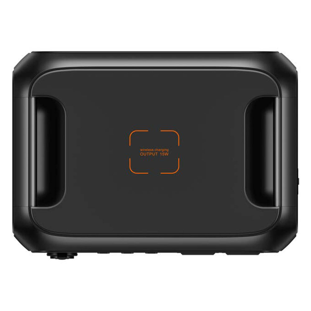 Bluetti AC180P portable power station 1800W 1440Wh with AC outlets USB ports and LCD display