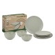 Brunner Tierra Forrest Midday 12 piece eco friendly PLA dinnerware set with packaging for campervan and RV kitchens