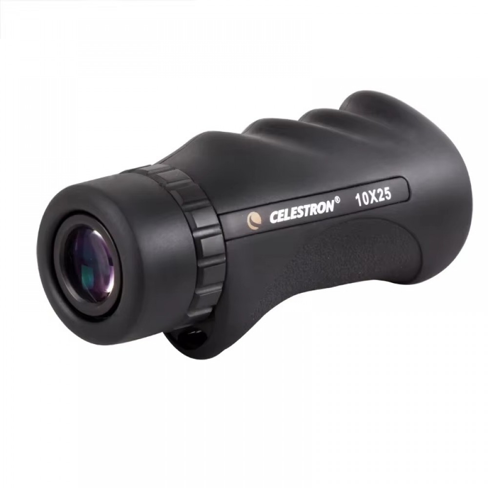 Celestron Nature 10x25 Monocular compact lightweight monocular with 10x magnification and 25mm objective lens for hiking travel wildlife viewing and outdoor adventures