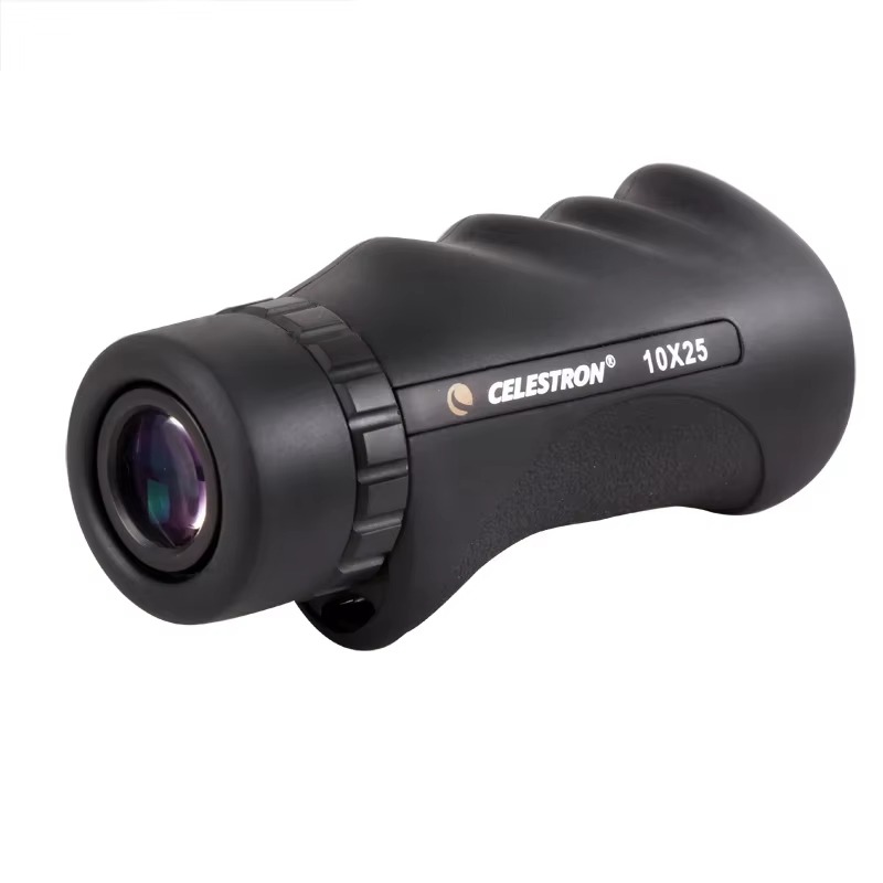 Celestron Nature 10x25 Monocular compact lightweight monocular with 10x magnification and 25mm objective lens for hiking travel wildlife viewing and outdoor adventures