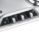 Dometic 3 Burner Stove Control Knobs and Ignition Dometic 3 burner gas stove control panel with ignition switch and adjustable heat knobs