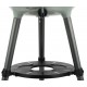 Dometic CADAC Carri Chef 40 portable gas BBQ grill with lid open and tripod stand for outdoor cooking