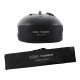 Dometic CADAC Carri Chef 40 portable gas BBQ grill with lid open and tripod stand for outdoor cooking