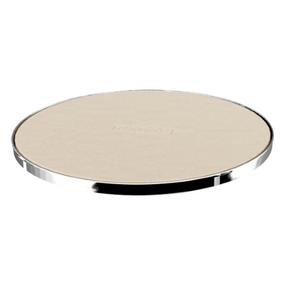Dometic Chef 30 pizza stone accessory with stainless steel edge designed for portable camping BBQ ovens and outdoor pizza cooking