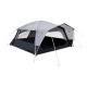 Dometic Reunion FTG 5X5 Redux inflatable air tent front view showing extended awning and guy lines for outdoor camping