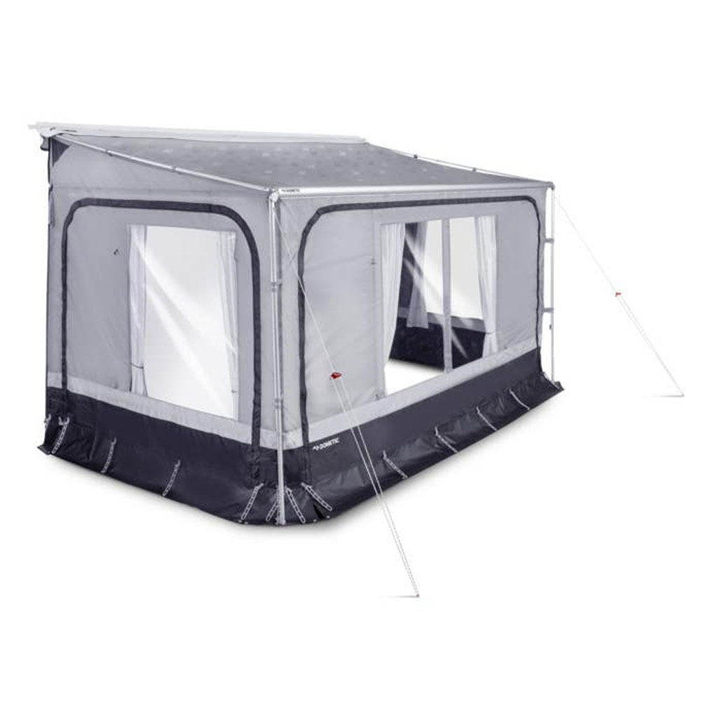 Kampa Revo Zip Privacy Room Caravan Awning Enclosure Kampa Revo Zip privacy room full caravan awning enclosure with windows and curtains for outdoor living space