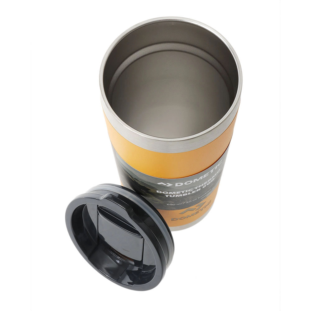 Dometic 600ml insulated thermo tumbler travel mug available in multiple colours for hot and cold drinks