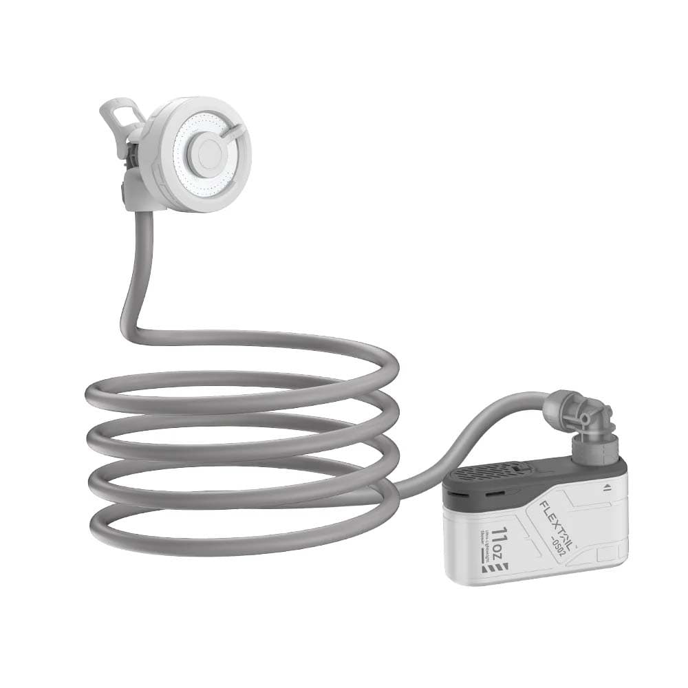 flextail-max-shower-full-kit Flextail MAX SHOWER unit with coiled hose and showerhead attachment