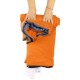 Lixada Ultralight Envelope Sleeping Bag 190x75cm Lixada ultralight envelope sleeping bag in orange and grey with compact carry bag for camping and hiking
