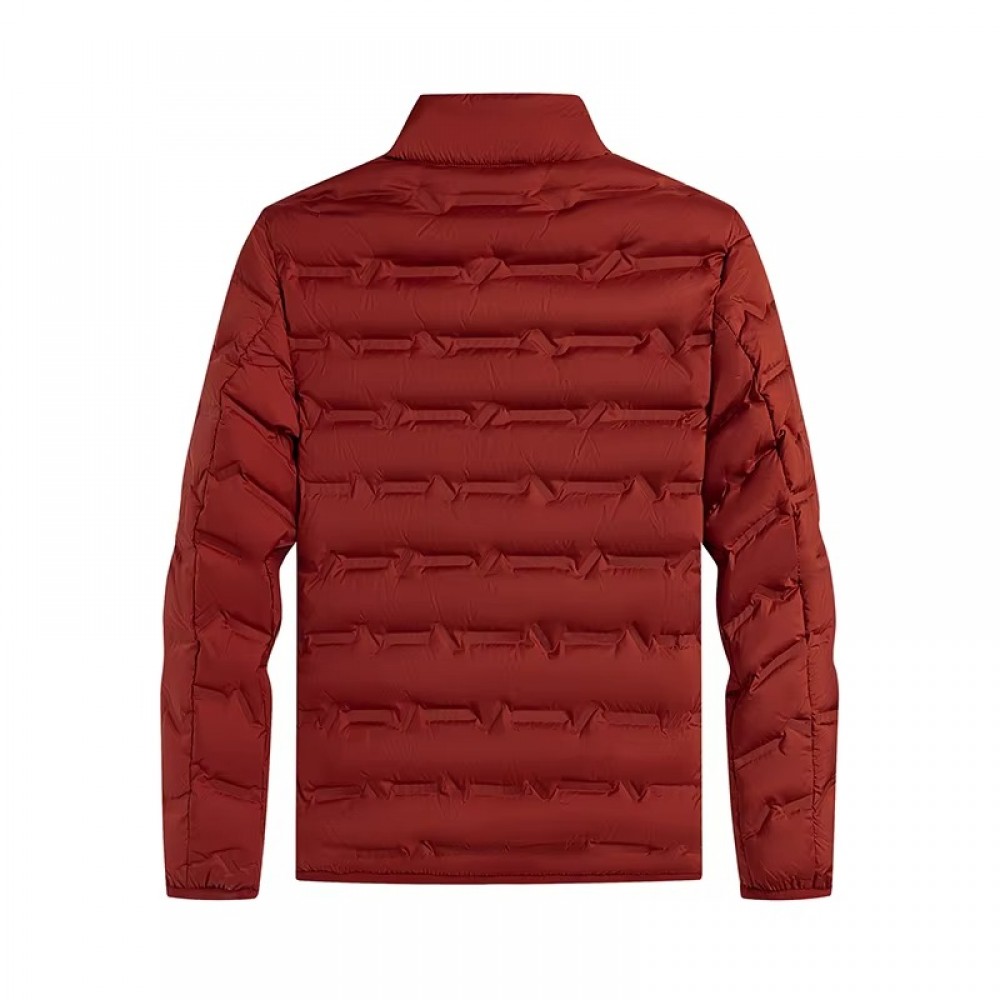 Graphene Self-Heating Down Jacket Men's Windproof Winter Jacket Men's graphene self-heating down jacket with insulated quilted design, reflective thermal lining and windproof construction for warmth, outdoor activities, travel and cold-weather winter wear.