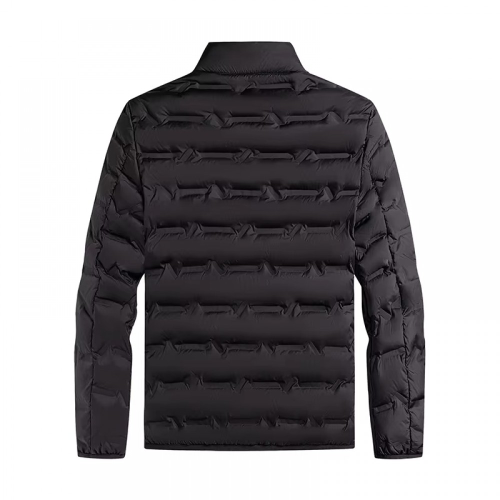 Graphene Self-Heating Down Jacket Men's Windproof Winter Jacket Men's graphene self-heating down jacket with insulated quilted design, reflective thermal lining and windproof construction for warmth, outdoor activities, travel and cold-weather winter wear.