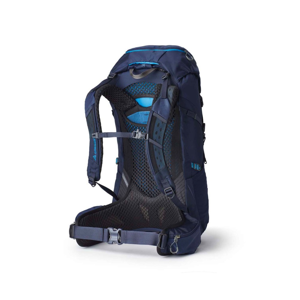 gregory jade 33l womens hiking backpack back panel breathable suspension system adjustable harness ventilated hiking pack women