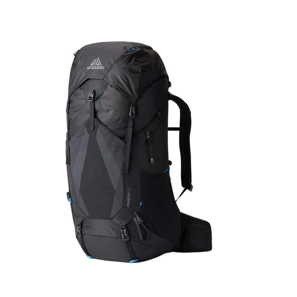 gregory paragon 70l men's backpacking pack lightweight multi day hiking backpack adjustable trekking pack