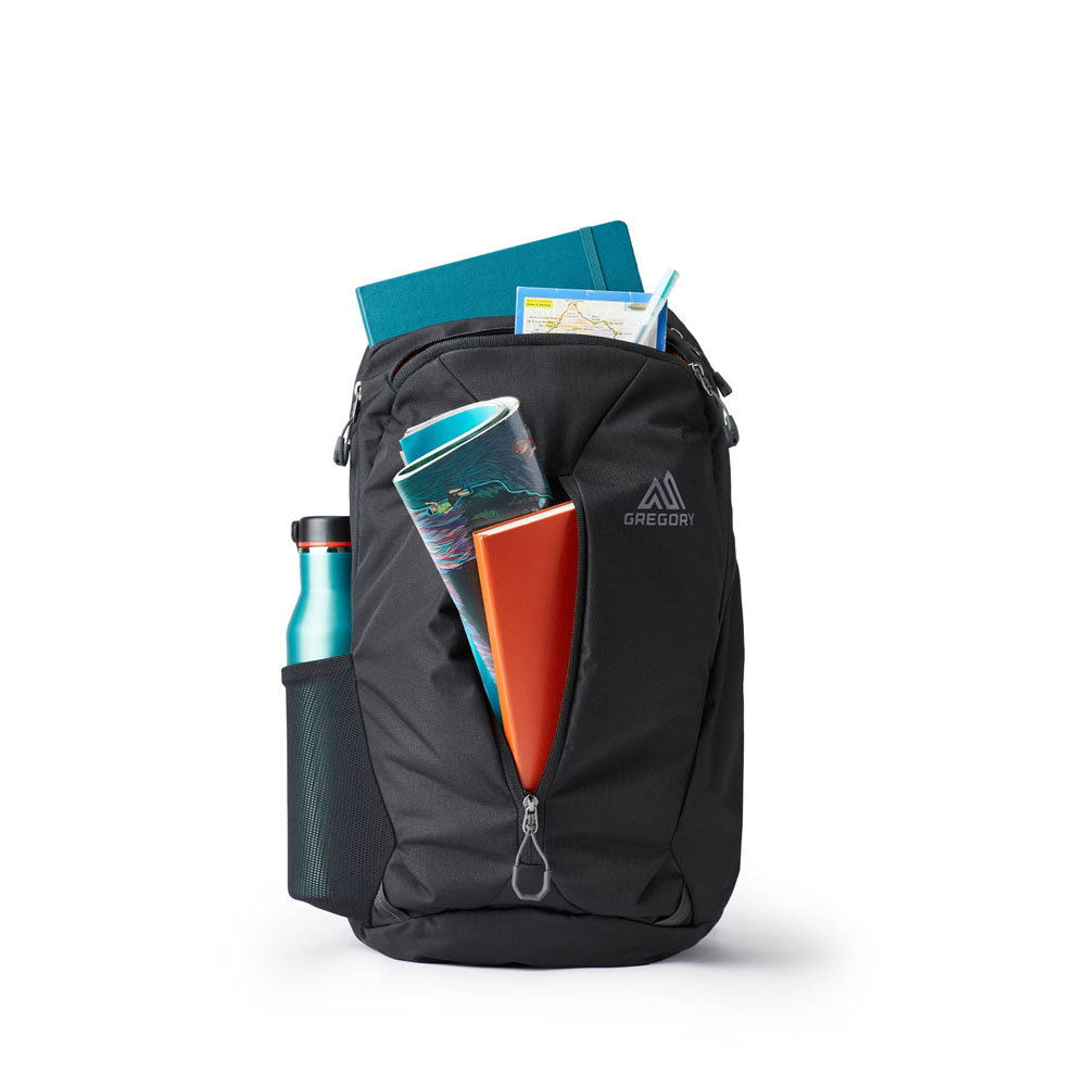 gregory rhune 20l everyday backpack spacious main compartment urban daypack book and gear storage