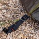 Tent Buckle and Ground Strap – Pomoly HUSSAR Plus Close-up of reinforced strap and buckle system for ground anchoring