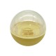Interactive Slow Feeder Treat Ball for Dogs and Cats Yellow Interactive slow feeder treat dispensing ball toy in yellow and transparent finish designed for dogs and cats to promote puzzle play, treat rewards and slower eating habits