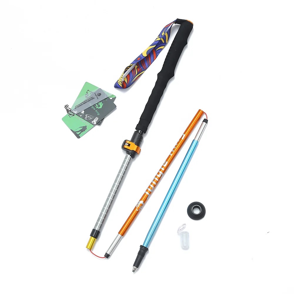 JUNGLE KING 5-Section Aluminium Alloy Trekking Pole