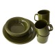 Kampa Brighton 5 person camping package with tent, camping chairs, air mattress, table, cookware and outdoor accessories