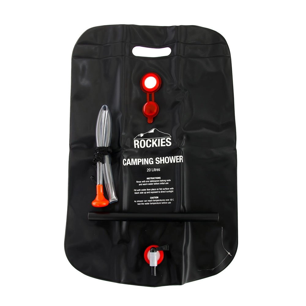 Kampa Brighton 5 person camping package with tent, camping chairs, air mattress, table, cookware and outdoor accessories