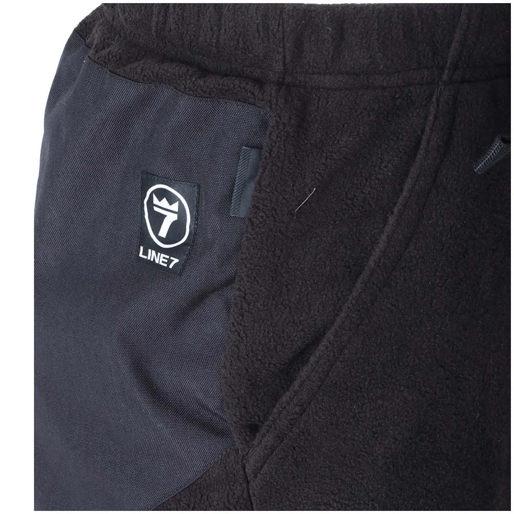 Line 7 Dry Seat Fleece Men's Pants, 220gsm Black Line 7 Dry Seat Fleece Men's Pants, 220gsm Black