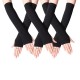 Long Fingerless Arm Warmer Gloves