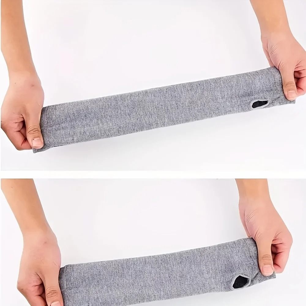 Long Fingerless Arm Warmer Gloves