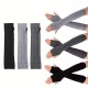 Long Fingerless Arm Warmer Gloves