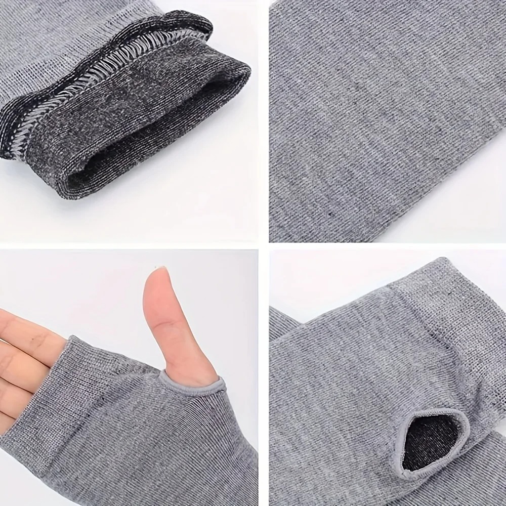 Long Fingerless Arm Warmer Gloves