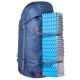Side view of  Sulphur Mountain Equipment Fang 35 Backpack with hip belt and top lid