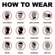 Multi-functional seamless neck gaiter featuring lightweight stretch fabric and colorful printed designs. Can be worn as a neck warmer, face covering, headband, bandana, scarf, balaclava, wristband or cycling and outdoor sports headwear for year-round prot