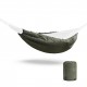 Lightweight multifunctional hammock underquilt with compact carry bag for camping, backpacking and outdoor sleeping setups
