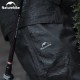 Naturehike waterproof rain pants close up showing water repellent fabric lotus leaf effect durable PU waterproof breathable material outdoor hiking gear
