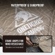 OneTigris ultralight camping mat featuring a durable waterproof design with topographic map pattern and corner attachment loops. This foldable outdoor ground mat provides a clean, comfortable surface for camping, picnics, hiking, backpacking, beach trips,